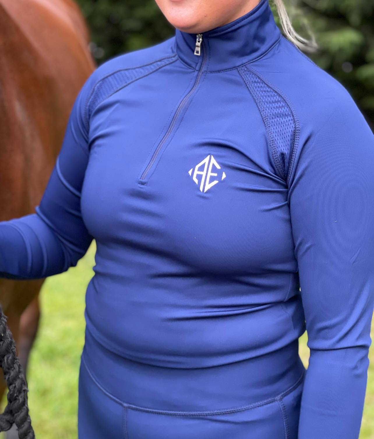 Alta Equine Navy Core Collection Base Layer